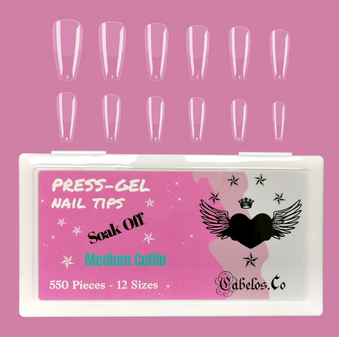 Gelé Nageltippar - Press-on Soft Gel Nail Tips