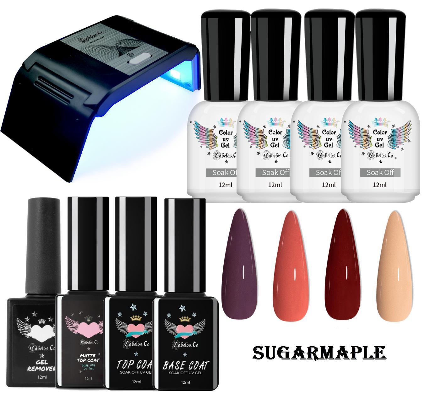 Nagel Kit med Lampa