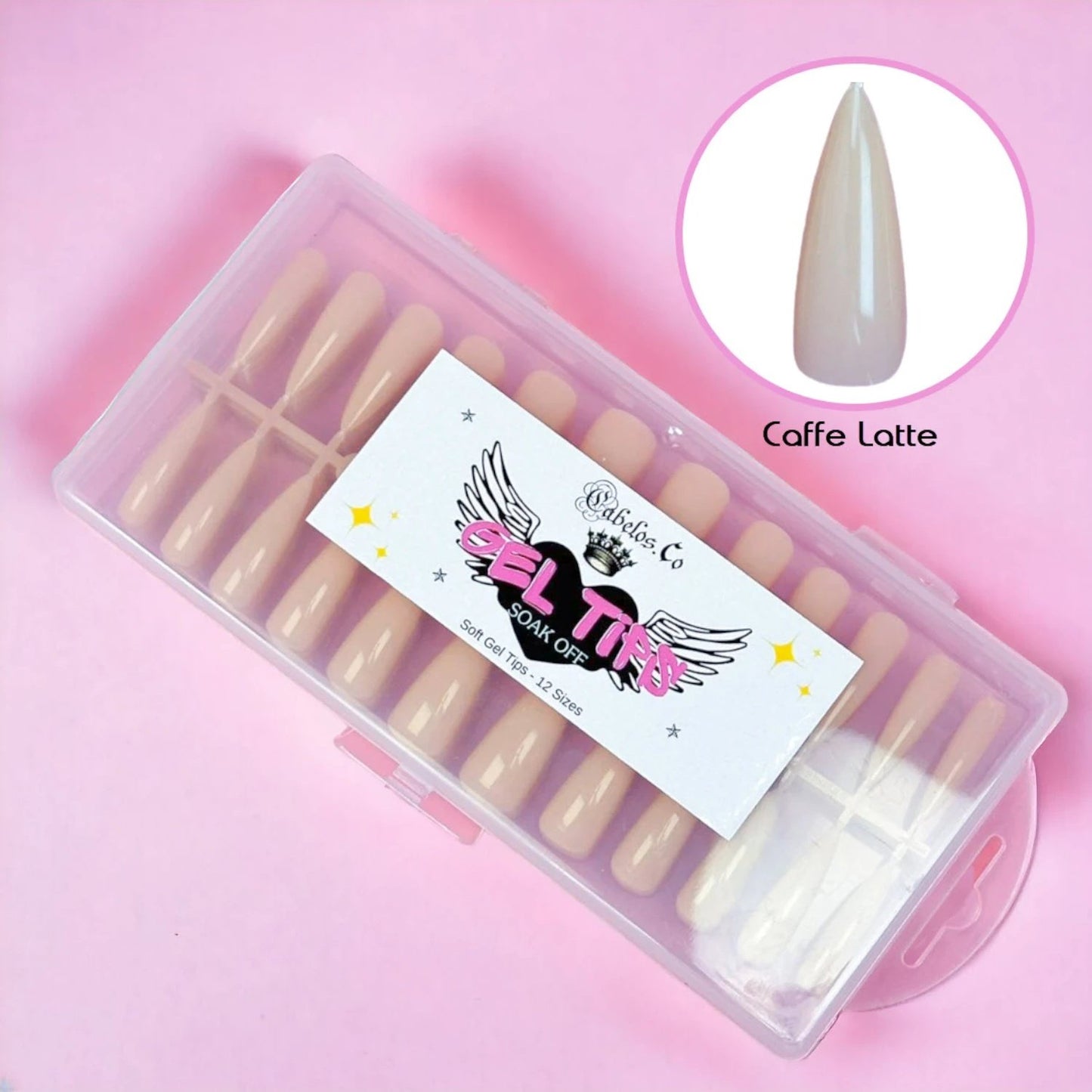 Lösnaglar - Press-On Soft Gel Nude Nails