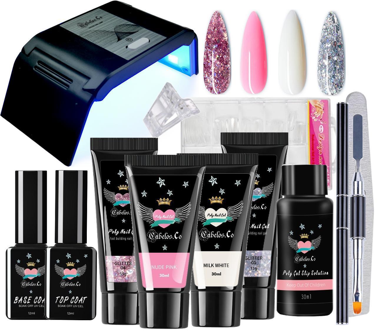 Poly Nagel Gel - Nagelförlängning Kit - SugarPepper.se