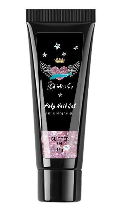 Polygel Gele Glimmer neglelak 15g - SugarPepper.dk
