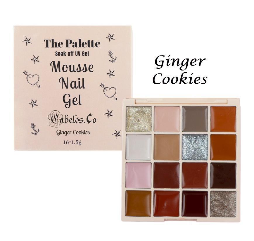 Gel Nagellack Palett – Mousse UV Gellack - SugarPepper.se