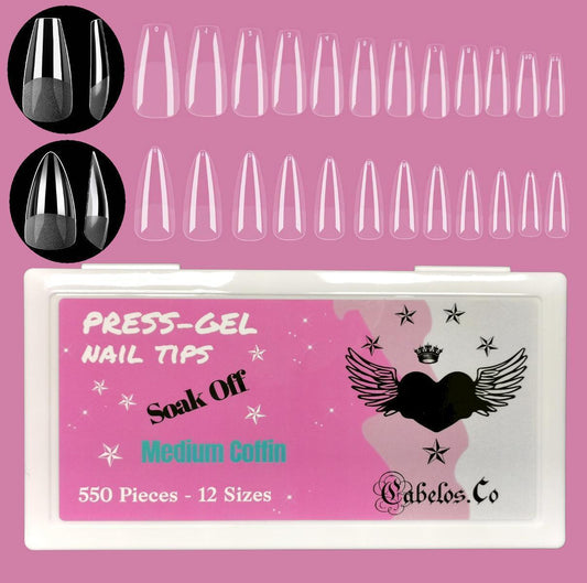 Gelé Nageltippar - Press-on Soft Gel Nail Tips - SugarPepper.se