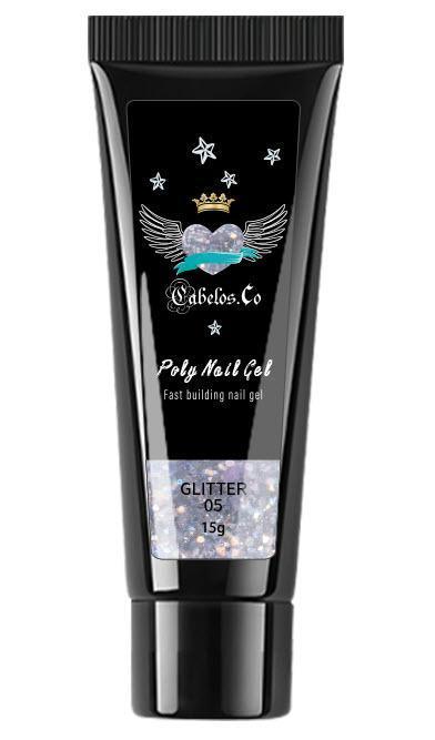 Polygel Gelnaglar Glitter 15g