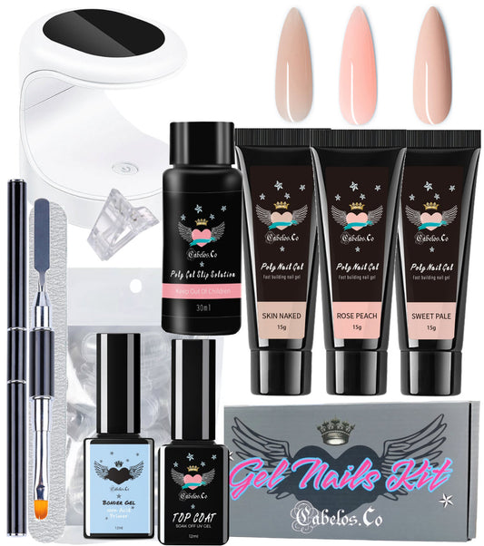 Gel nails at home Kit with UV lamp