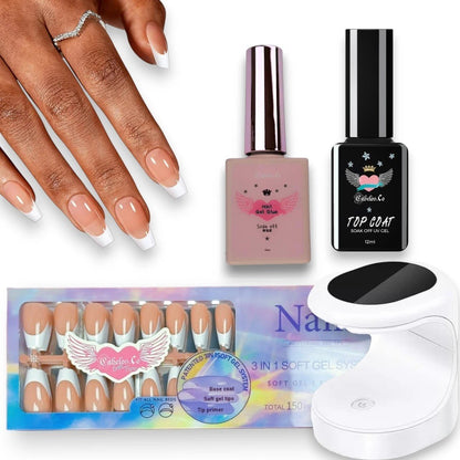 Lösnaglar Press on Gel Starter Kit Gel Press-On nagler Start Kit