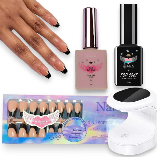 Lösnaglar Gel Press on Starter Kit