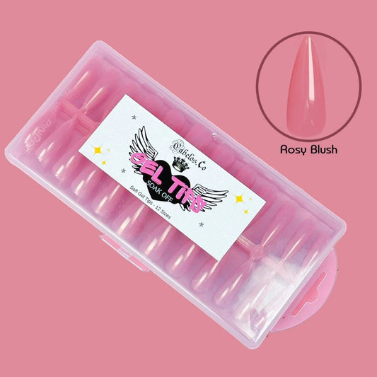 Press-on negle tipper stiletto pink