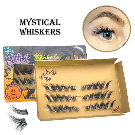 Stick-it Lashes Foxy Falske øjenvipper til Vippe extensions DIY