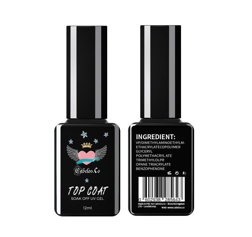 Top coat UV Topplack 12 ml - SugarPepper.se